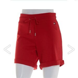 Tommy Hilfiger SportโEmbroidered Logo Terry Cuff Shorts Blue